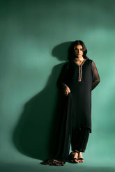 3 Piece Chiffon Embroidered Suit (FS0020)